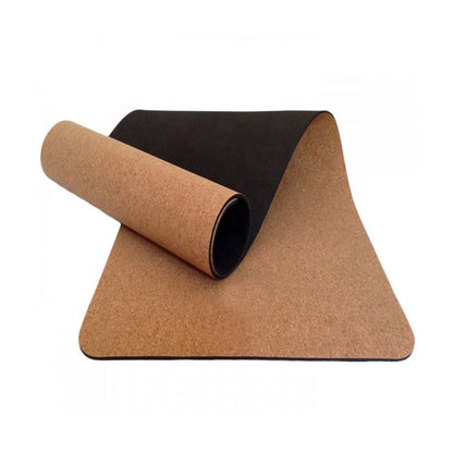 Premium Eco-Friendly Cork Yoga Mat – Non-Slip, Natural TPE & Rubber